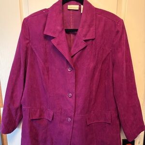 Elegant Women's Purple Blazer by David's Closet